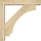 Ekena Millwork Imperial Block Rough Sawn Bracket w/ Offset Brace, Douglas Fir, 4"W x 18"D x 18"H BKT0402X18X18IMP05RDF - alternate 4